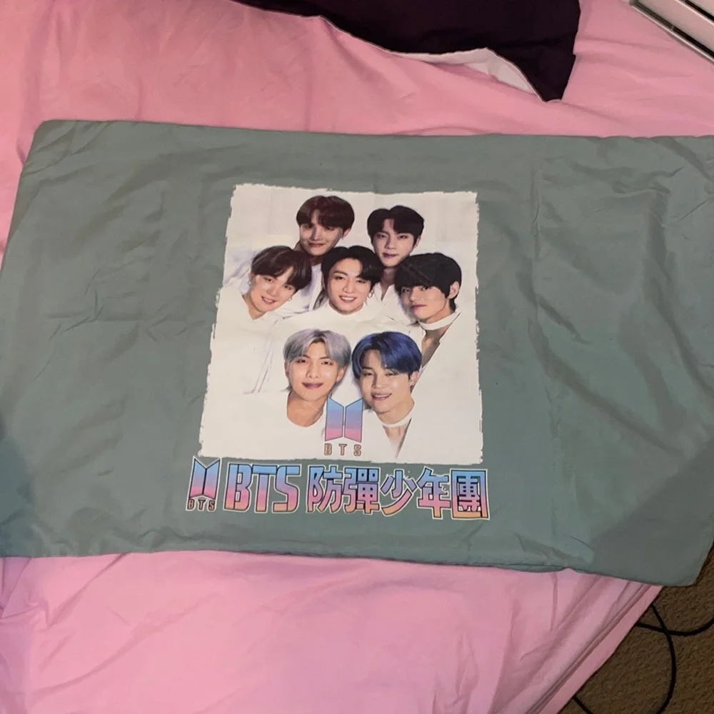 One queen size pillowcase BTS K-pop band